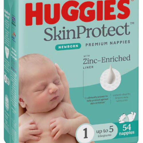 Nappies - Huggies Skin Protect Size 1